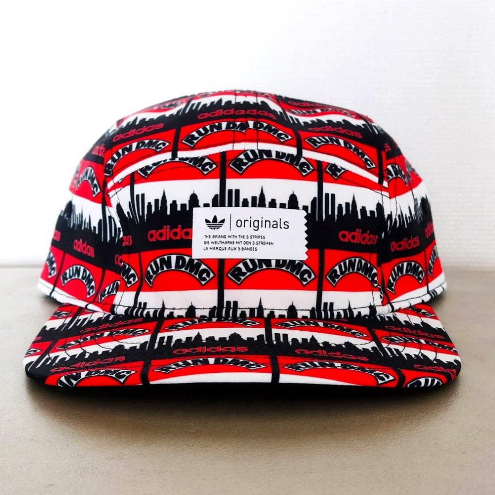 Adidas x Run DMC NYC Skyline 5 Panel Cap Mint!